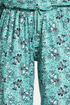 Zivame Mickey Mania Knit Poly Pyjama Set - Winter Green — thumbnail 6